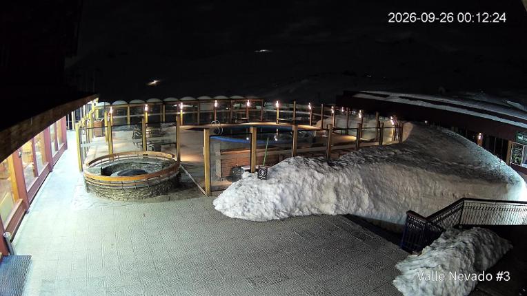 Webcam Valle Nevado: Vista Piscina
