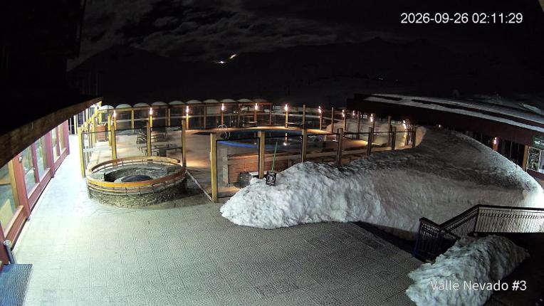 Webcam Valle Nevado: Vista Piscina