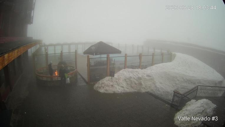 Webcam Valle Nevado: Vista Piscina