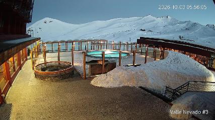 Valle Nevado: Vista Piscina (Vallenevado.com)