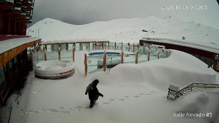Valle Nevado: Vista Piscina (Vallenevado.com)