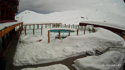 Valle Nevado: Vista Piscina (Vallenevado.com)