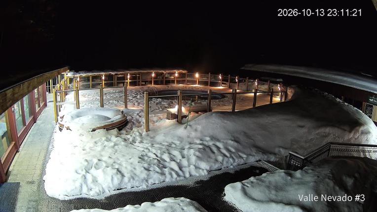 Webcam Valle Nevado: Vista Piscina