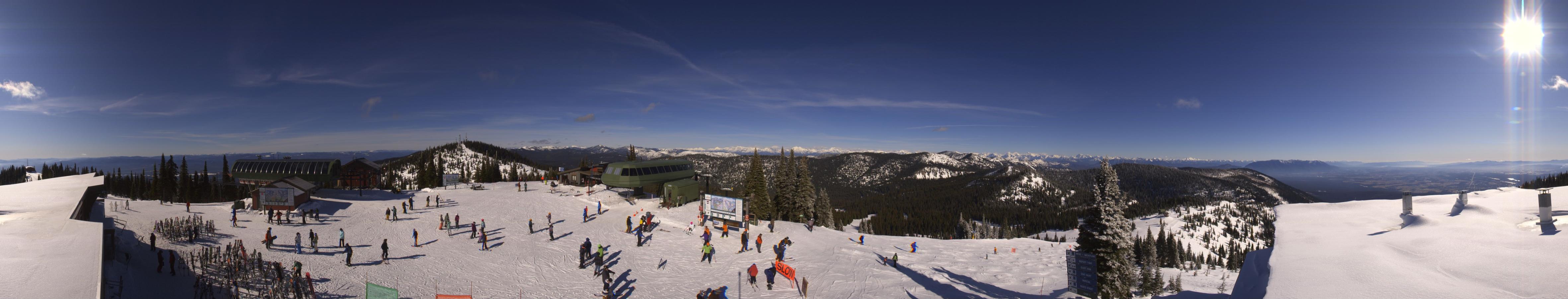 Webcam Whitefish Mountain Resort: Summit Panorama