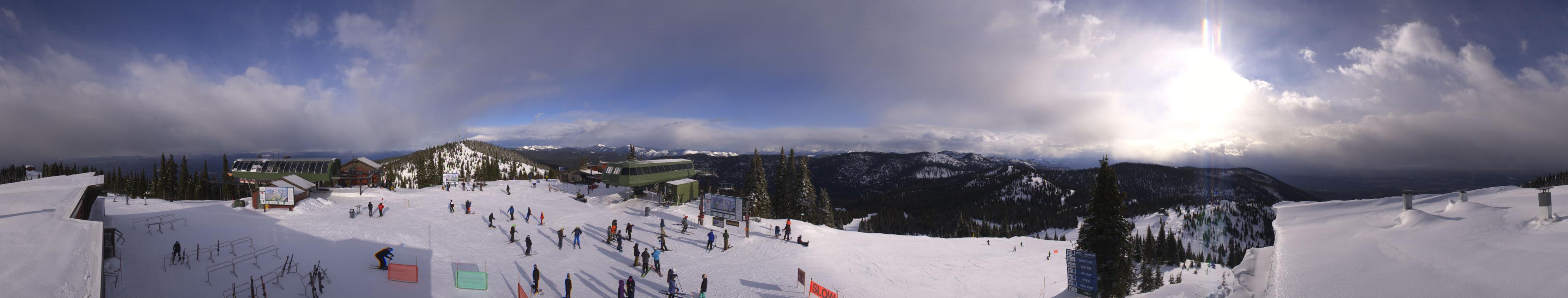 Webcam Whitefish Mountain Resort: Summit Panorama