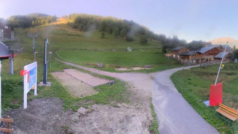 Webcam la Plagne: Montchavin - Front de neige