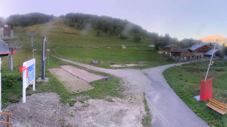 Webcam la Plagne: Montchavin - Front de neige