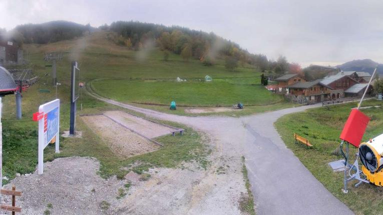 Webcam la Plagne: Montchavin - Front de neige