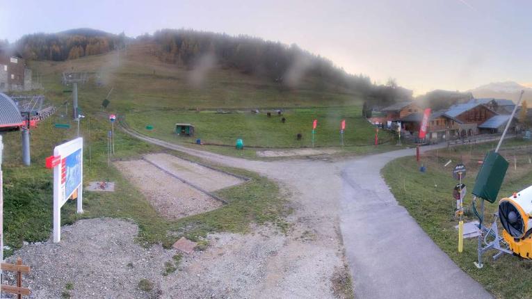 Webcam la Plagne: Montchavin - Front de neige