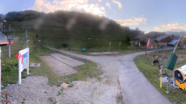 Webcam la Plagne: Montchavin - Front de neige