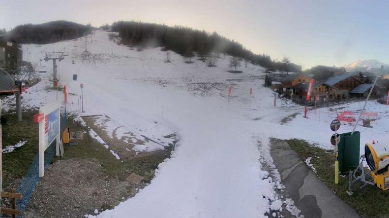 Webcam la Plagne: Montchavin - Front de neige