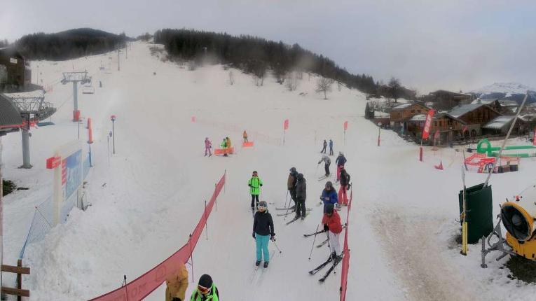 Webcam la Plagne: Montchavin - Front de neige