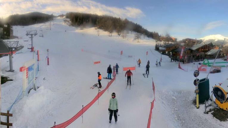 Webcam la Plagne: Montchavin - Front de neige