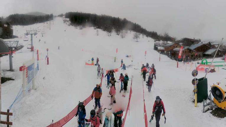 Webcam la Plagne: Montchavin - Front de neige