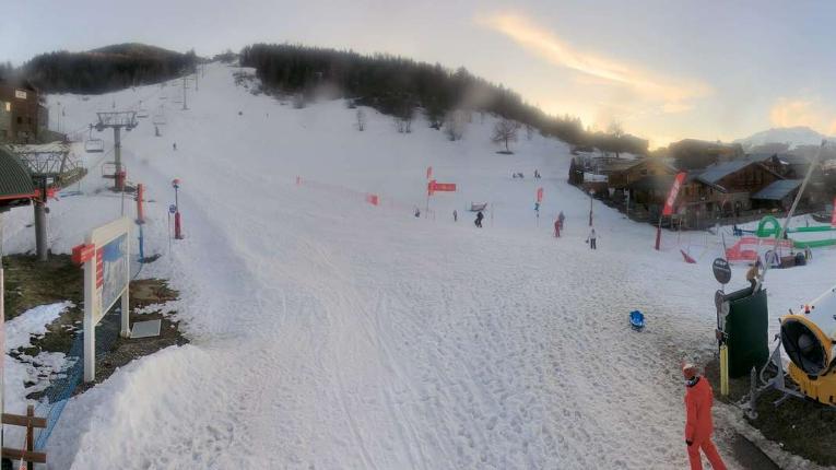 Webcam la Plagne: Montchavin - Front de neige