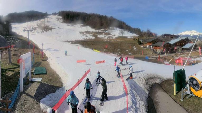 Webcam la Plagne: Montchavin - Front de neige