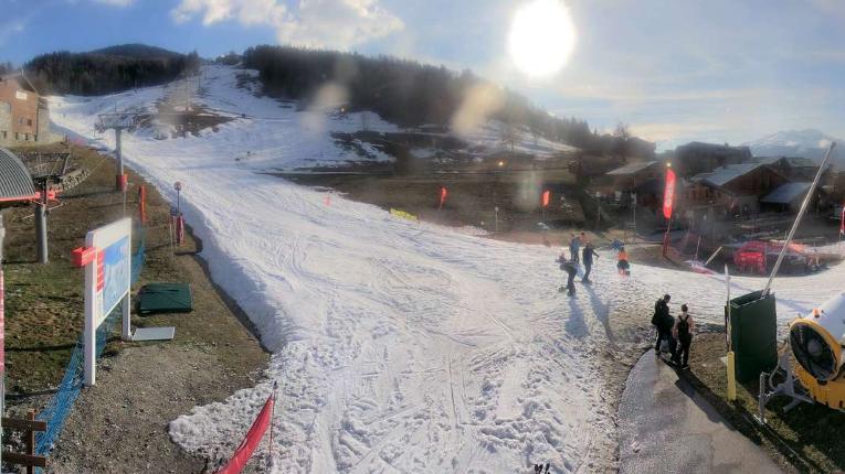 Webcam la Plagne: Montchavin - Front de neige