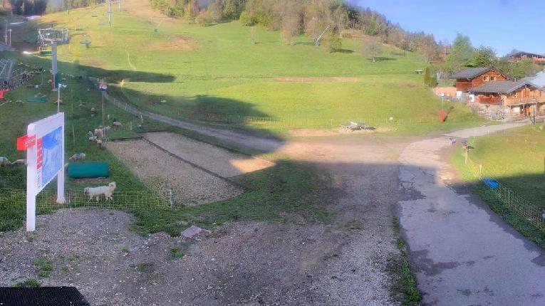 Webcam la Plagne: Montchavin - Front de neige