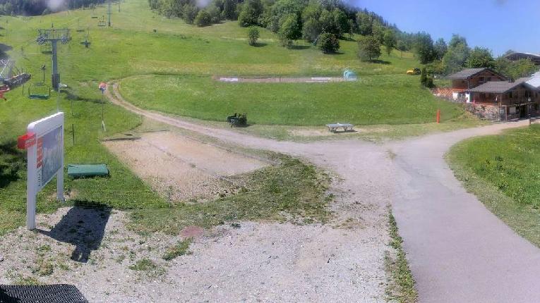 Webcam la Plagne: Montchavin - Front de neige
