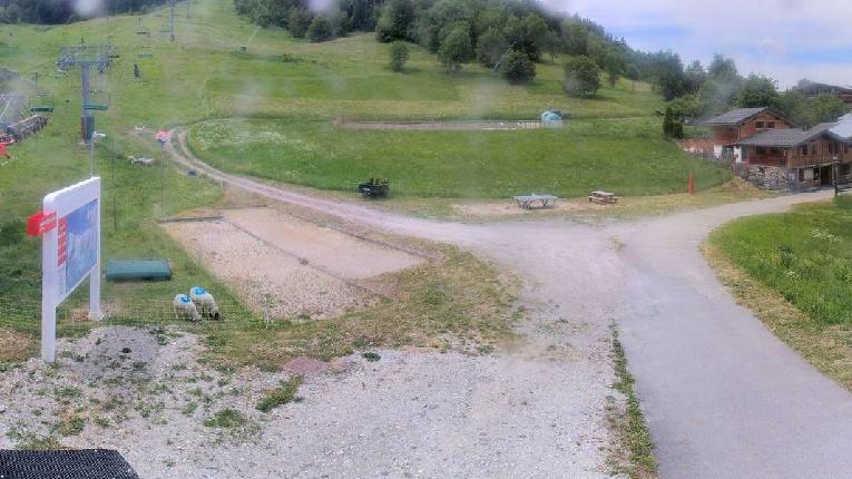 Webcam la Plagne: Montchavin - Front de neige
