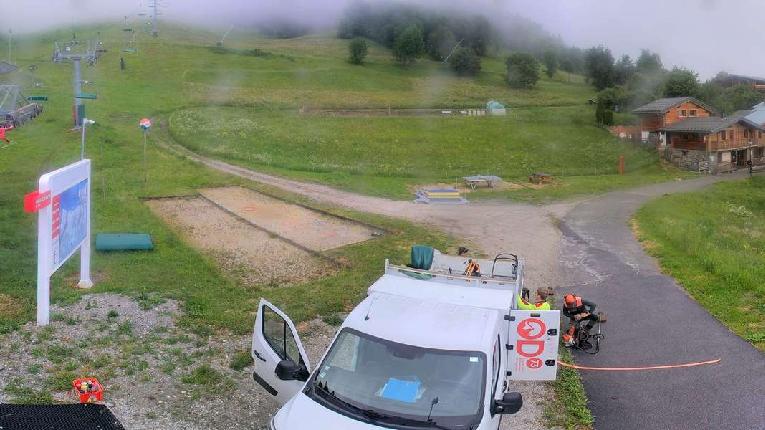 Webcam la Plagne: Montchavin - Front de neige