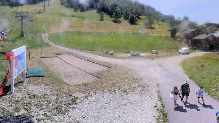 Webcam la Plagne: Montchavin - Front de neige