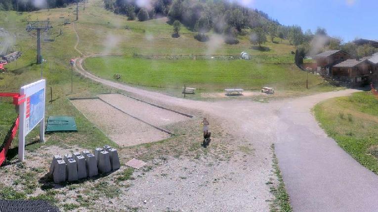 Webcam la Plagne: Montchavin - Front de neige